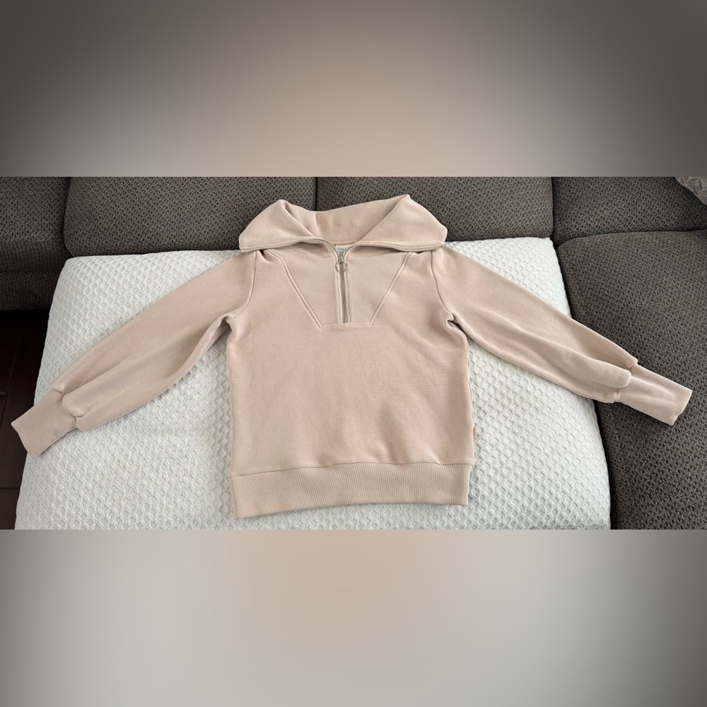 Varley Vine Half Zip Ribbed Pullover Sweatshirt I… - image 5